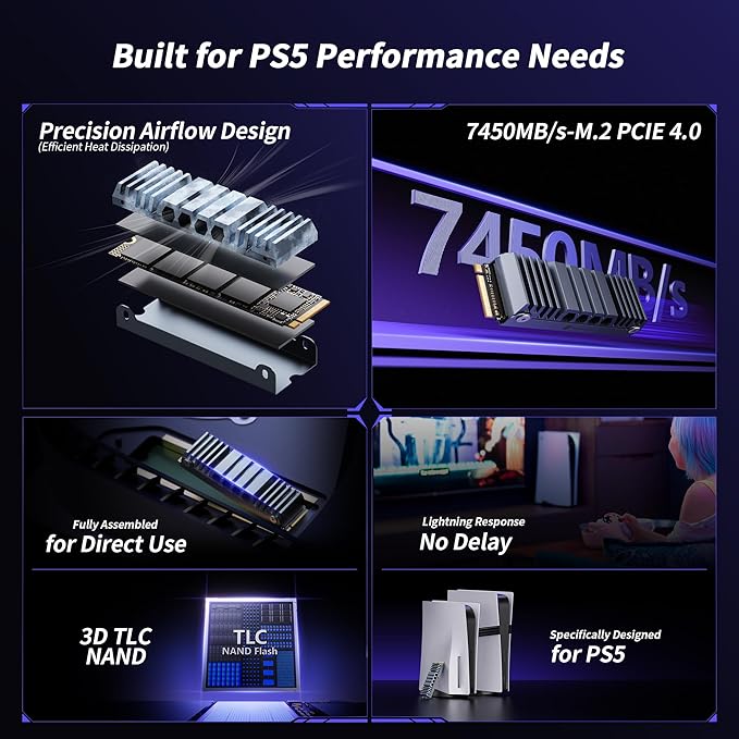Yottamaster YS5 1TB SSD for PS5 Storage Expansion - Image 5