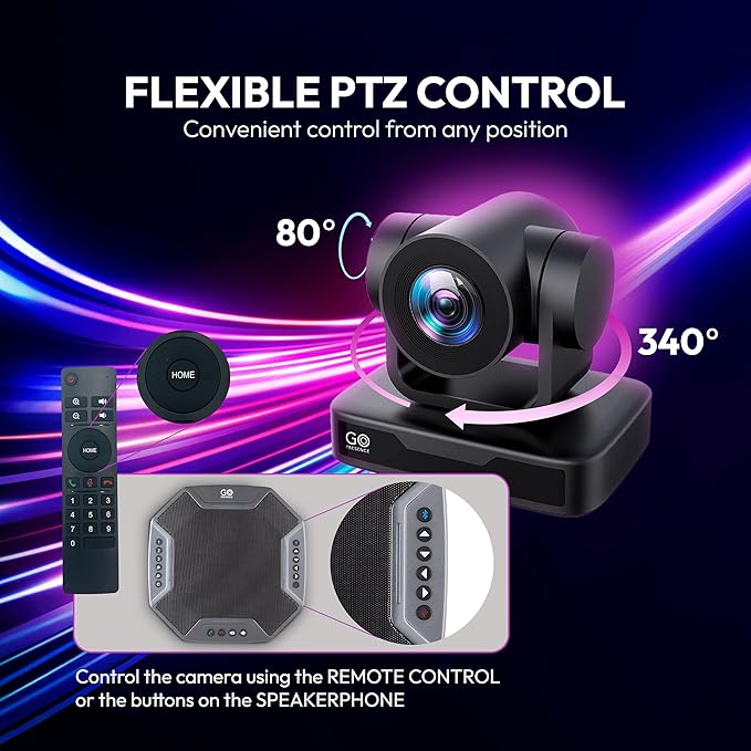 Teams Video Conferencing System – Full HD 1080p PTZ Camera - Image 4