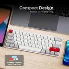 Newmen GM610 60% Wireless Mechanical Keyboard, Wired/Bluetooth/2.4G RGB Backlit - Image 4