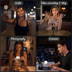 Magnetic Selfie Light for Phone: 5 Led Mode - Image 8