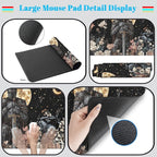 Cute Vintage Floral Mouse Pad Warrior Gaming Desk Mat Retro Flowers Mousepad - Image 4