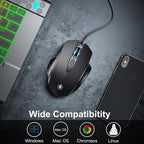 Wired Mouse, USB Mouse Wired - Image 4