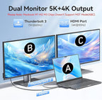 USB C Hub Adapter for MacBook Pro Air 2025-2016 Docking Station for MacBook M4 - Image 4
