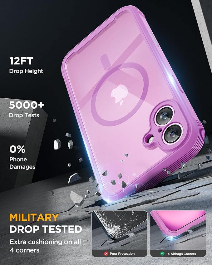 Miracase Magnetic for iPhone 16 Plus Case Full-Body Phone - Image 5
