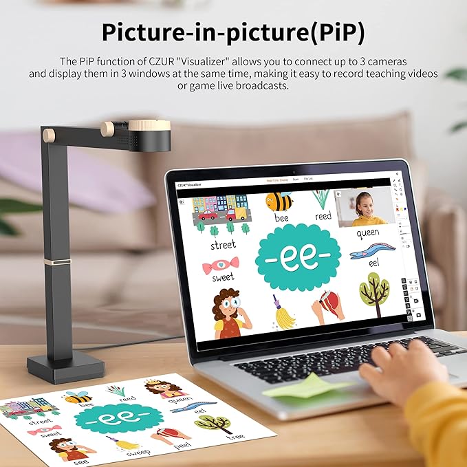 CZUR Fancy Pro 8MP USB Document Camera - Image 5