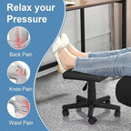 Footrest Stool Under Desk Adjustable Height Footrest Ottoman Ergonomic Foot - Image 4