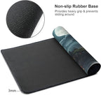 Japanese Full Moon Large Mouse Pad, Gaming Keyboard Desk Pad, Extended Mouse - Image 4