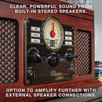 Victrola The Quincy 6-in-1 Bluetooth Record Player & Multimedia Center - Image 6