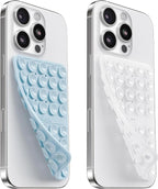 2PCS Silicone Suction Cup Phone Case Mount Double Sided, Hands-Free Phone by KlearlookMaximizedClarity