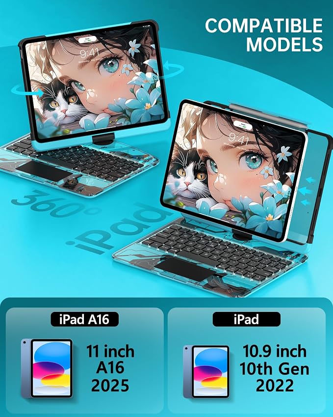 Intermerge Clear A16 11th & 10th Generation 10.9" Case - Image 2