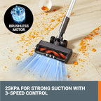 WORX 20V Cordless Stick Vacuum, Powerful Cordless Vacuum Cleaner 25Kpa High - Image 3