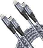 ohbox USB C to Lightning Cable 6FT 2Pack MFi Certified USBC iPhone Charger Cord by OHBOX