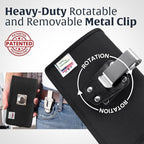 Turtleback Belt Clip for iPhone 16 Pro Max, 15 Pro Max, 14 Pro Max -Small- Fits - Image 3