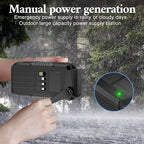 Solar Power Bank 66800mAh Built in Hand Crank and 4 Cables 22.5W Fast Charge - Image 6