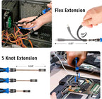 SHARDEN Precision Screwdriver Set, 122 in 1 Electronics Magnetic Repair Tool Kit - Image 4