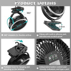 8-Inch Portable Camping Fan - Image 6