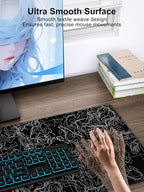 TopMade Mouse Pad with 15W Fast Wireless Charging, 31.5"x15.75" XXL Large - Image 4
