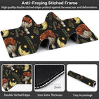 Vintage Magic Forest Desk Mat, Large Moon Amanita Mushroom and Forest Botanical - Image 3