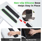 MEKASS Ergonomic Wrist Rest for Keyboard and Mouse, Soft Memory Foam Keyboard - Image 8