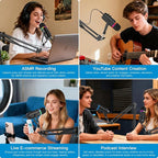 ZealSound Podcast Microphone for PC/Mac/iPhone – USB Studio Mic - Image 7