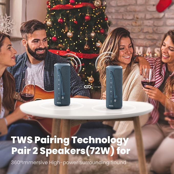 MIATONE Portable Bluetooth Speakers 36W Stereo Sound Bass Boost, 24H Playtime - Image 6