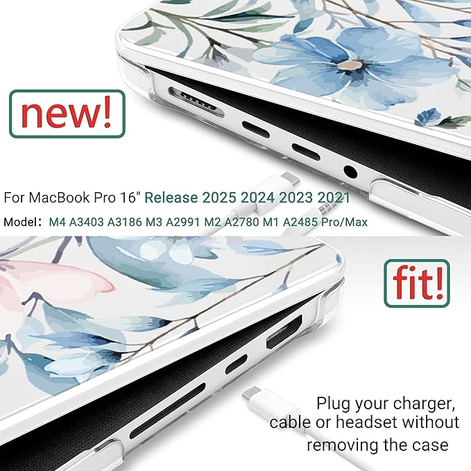 DONGKE for M4 MacBook Pro 16 Inch Case 2024 2023 2021 A3403 A3186 M3 A2991 M2 - Image 2