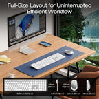 Full-Size Metal Wireless Keyboard and Mouse - Image 8