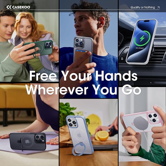 CASEKOO Designed for iPhone 15 Pro Case - Image 4