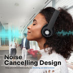 iJoy Bluetooth Headphones Over Ear, Wireless and Wired Foldable Headset - Image 5