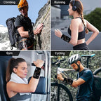 Wristband Phone Holder for Running, Forearm Armbands 360° Rotatable & - Image 6