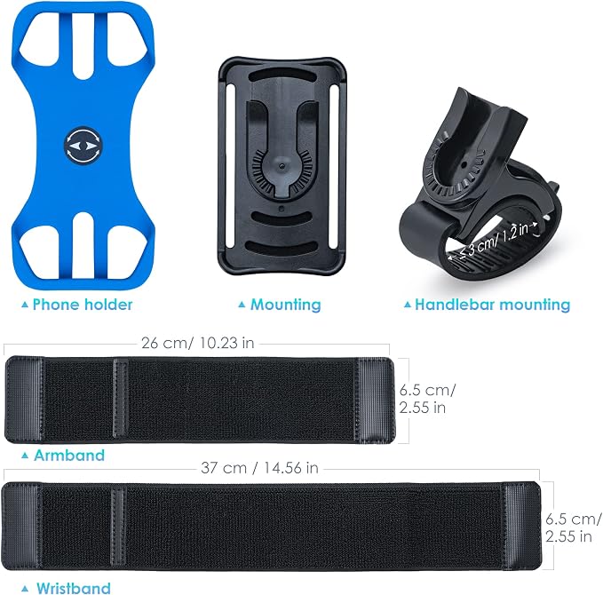 Cikyner Running Armband : 3 in 1 Sports Phone Holder - Image 8