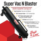 MetroVac Super Vac N Blaster Vacuum: Super Vac N Blaster 8.0 Peak HP, Model - Image 2