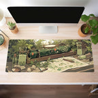 Cute Green Plants Desk Mat Anime Sage Mouse Pad Gaming Desk Pad XL, Kawaii - Image 3