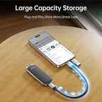 PHIXERO P10PRO External NVMe SSD 1TB, USB 3.2 Gen2, Includes 2-in-1 USB C Cable - Image 5