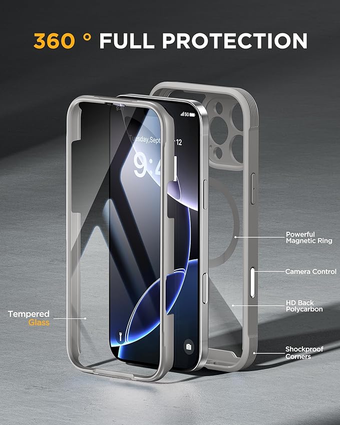 Miracase for iPhone 16 Pro Max Case 6.9'', Full-Body Phone case - Image 2