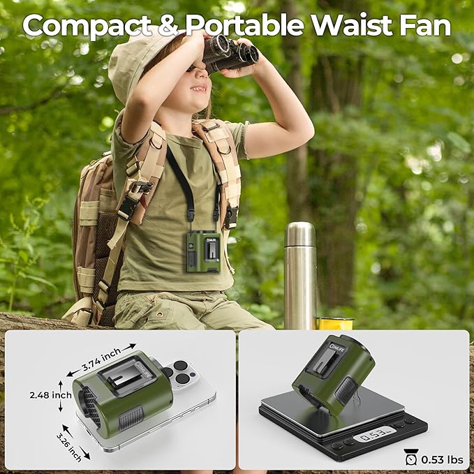 Portable Mini Waist Fan - Image 6