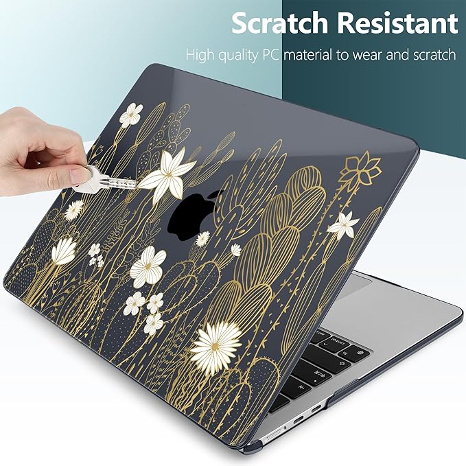 TWOLSKOO Compatible with M4 MacBook Air 15 inch Case 2025-2023 Released Model - Image 4