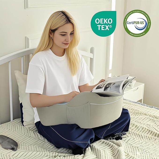 XWZO Laptop Lap Desk with Cushion, Ergonomic Wrist Rest Home Office Laptop Desk - Image 6