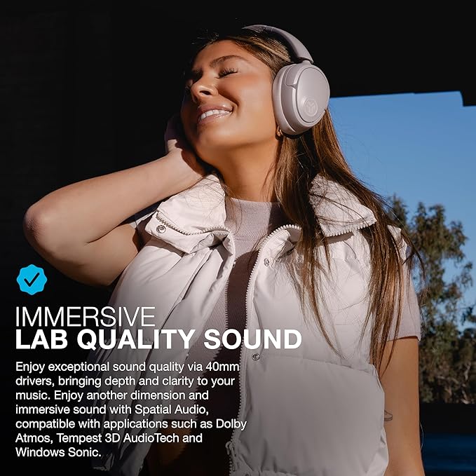 JLab JBuds Lux ANC Wireless Headphones, Hybrid Active Noise Cancelling - Image 2