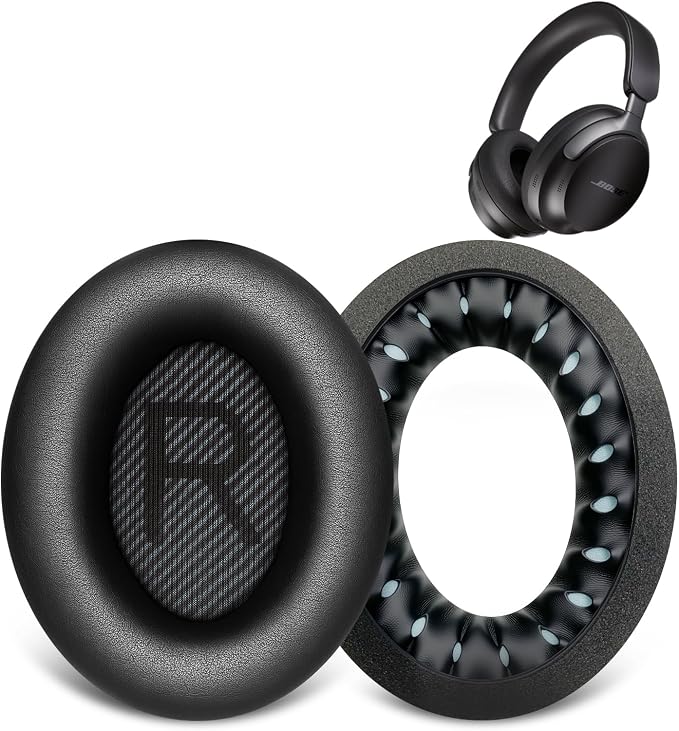 Replacement Ear Pads for Bose QC45/35/25/15/QC2/Ae2/Ae2W/Sound Link/Sound True by Kasott