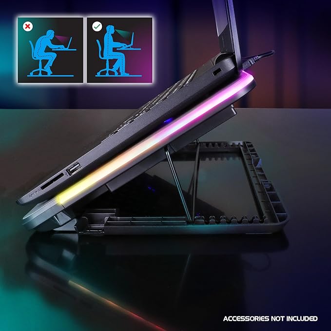 ENHANCE Gaming Voltaic 2 Laptop Cooling Stand - Image 3