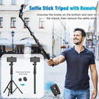 Victiv 70" Phone Tripod, Camera Stand Tripod - Image 5