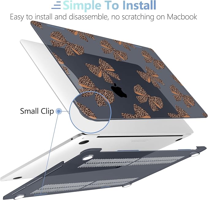 MEEgoodo Case for MacBook Pro 13 inch Case 2022 2021 2020 New A2338 M2/M1 A2251 - Image 4