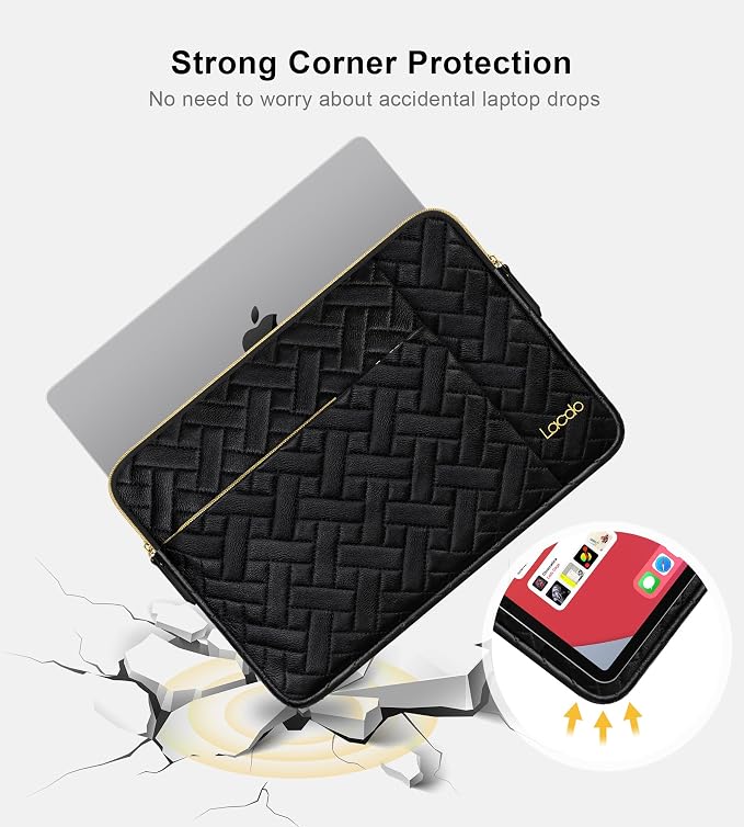 Lacdo 14 Inch Laptop Sleeve Case - Image 6