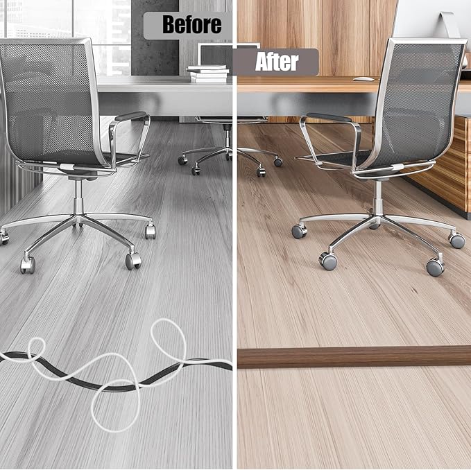 Floor Cord Cover Cable Cavity Self Adhesive Cord Hider Floor Floor Cable - Image 5