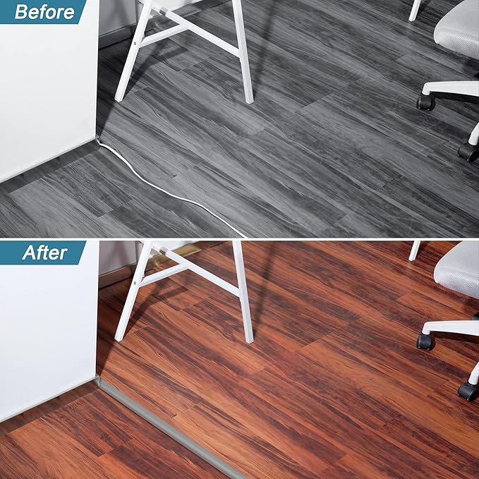 Floor Cable Cover 3ft Grey, LZEOY Cord Covers - Image 6