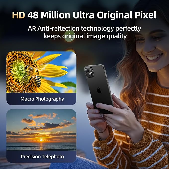Compatible with iPhone 15/iPhone 14/iPhone 14 Plus/iPhone 15 Plus Camera Lens - Image 3