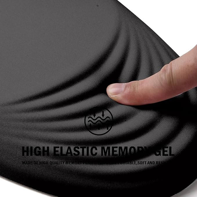 Ergonomic Mouse Pad with Wrist Rest Support, Entire Memory Foam with Non-Slip - Image 3