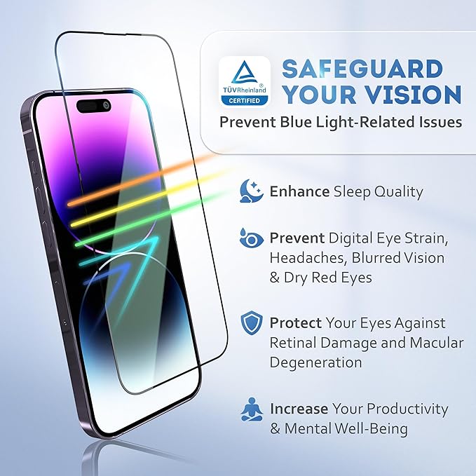 Deppa |2 Pack| Anti-Blue Light Screen Protector - Image 2