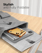 Nulaxy Dual Folding Cell Phone Stand, Fully Adjustable Foldable Desktop Phone - Image 5
